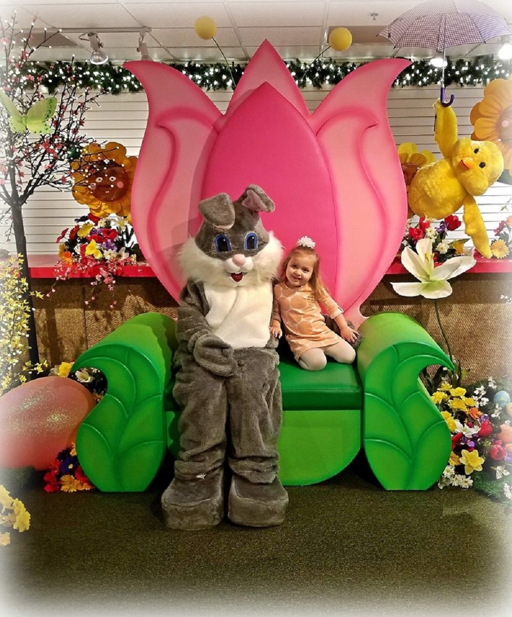 Easter Bunny Visits at Bronner's